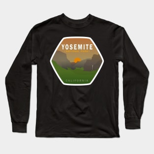 Yosemite Sunset Long Sleeve T-Shirt